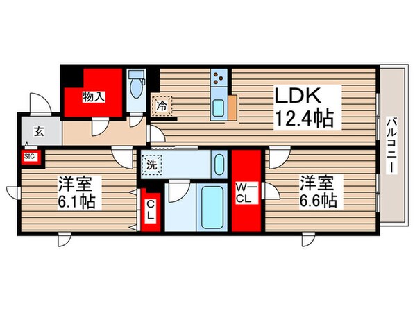 Noble Maisonの物件間取画像